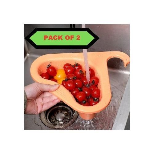 Multipurpose Plastic Kitchen Sink Organizer Corner(Pack of 2)