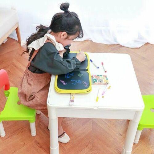 Erasable Doodle Slate Painting Kit for Kids Drawing Book with Wet Wipes & Colors for Kids