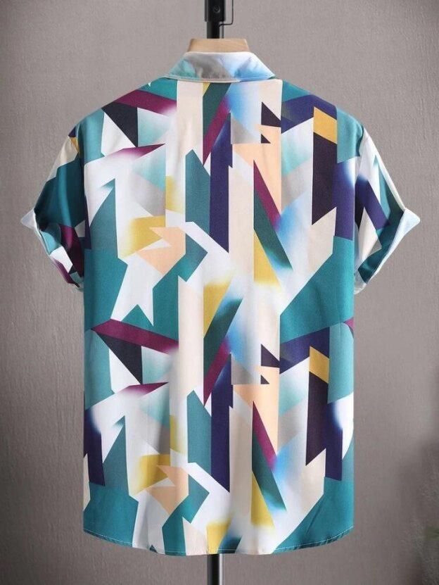 Asymmetric - Men Regular Fit Printed Casual Shirt
